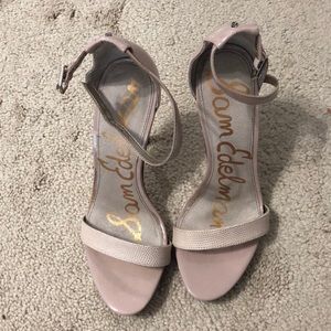 Sam Edelman nude heeled sandals